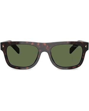 Prada Occhiali Da Sole Con Applicazione - Verde