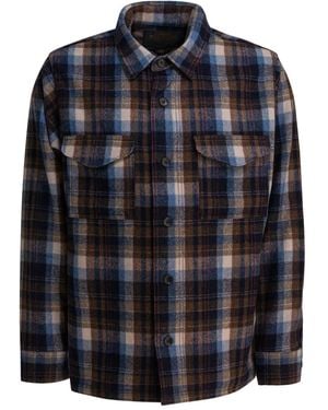 Filson Camisa con bolsillo a cuadros - Negro