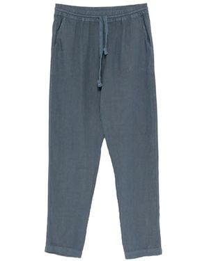 Fedeli Drawstring-Waistband Pants - Blue