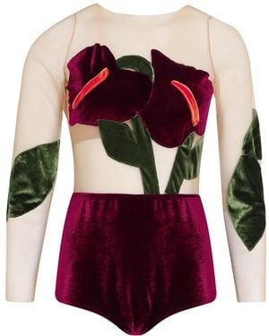 Brigitte Bardot Carnaval/Festival Anturios Badpak - Rood