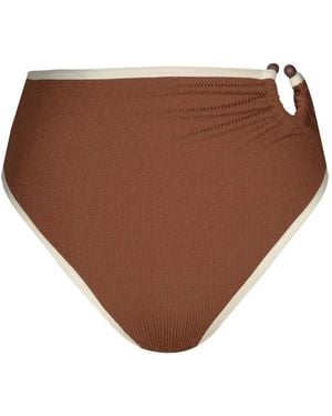 Johanna Ortiz Susuro Del Agua Bikinislip Met Ringdetail - Bruin