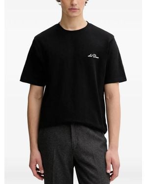 Les Deux Graphic-Print T-Shirt - Black