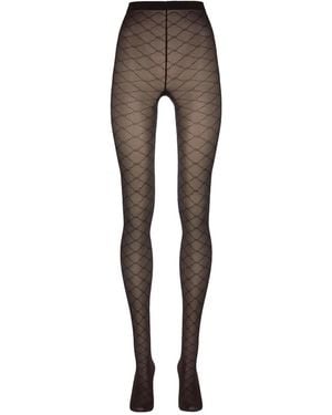Wolford Collant Semi Trasparenti - Grigio