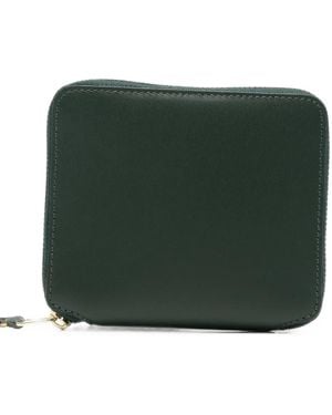 Comme des Garçons Zip-Around Leather Wallet - Green