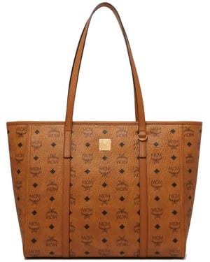 MCM Toni モノグラム ハンドバッグ - ブラウン