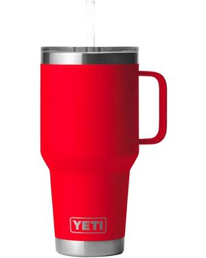 Yeti Handle straw mug - Rojo