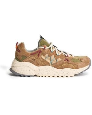 Flower Mountain Yamabushi Trainers - Brown