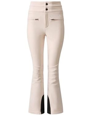 Perfect Moment High-Waist Aurora Flare Ski Trousers - Natural