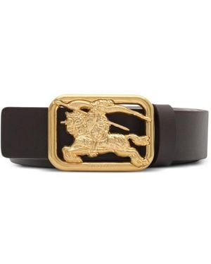 Burberry Reversible Leather Rider Belt - Natural