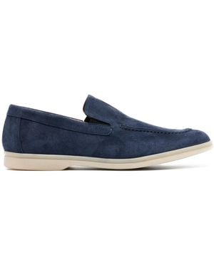 Casadei Mocassins Antilope En Daim - Bleu