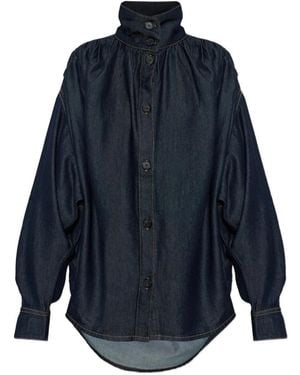 IRO Coming High-Neck Shirt - Blue