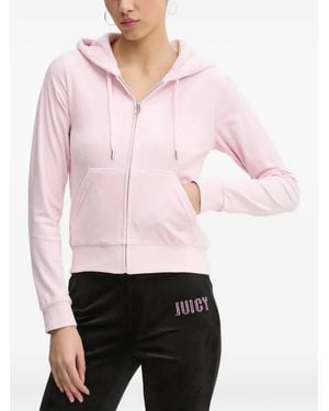 Juicy Couture Zip-Up Hoodie - Pink