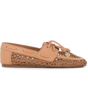 Ancient Greek Sandals Pliaria Boat Shoes - Brown
