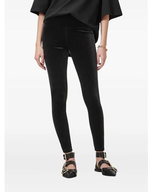 AllSaints Cora Velvet Leggings - Black