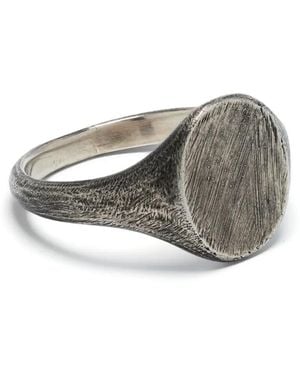 Werkstatt:münchen Bague À Effet Usé - Gris