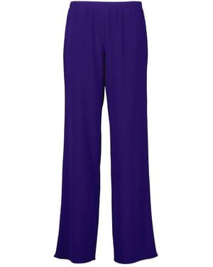 Peter Cohen Wide-Leg Pocket Trousers - Blue