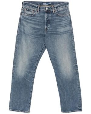 Polo Ralph Lauren Belt-Loop Buttoned Jeans - Blue
