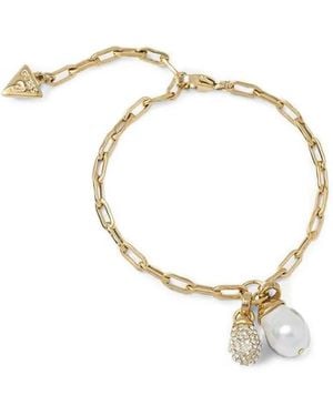 Guess Peraly Crystal-Embellished Bracelet - Metallic