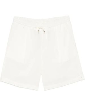 Briglia 1949 Short Plissé À Lien De Resserrage - White