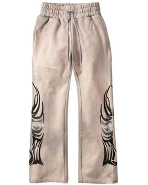 Who Decides War Winged Graphic Joggers - White