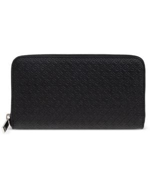 Ferragamo Logo-Embossed Leather Wallet - Black