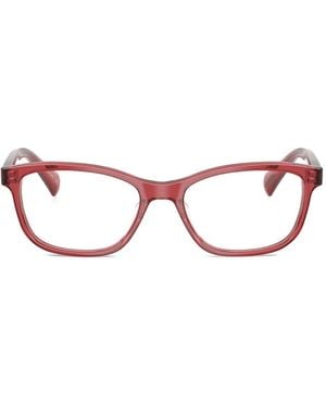Oliver Peoples Follies Rectangle-Frame Glasses - Red
