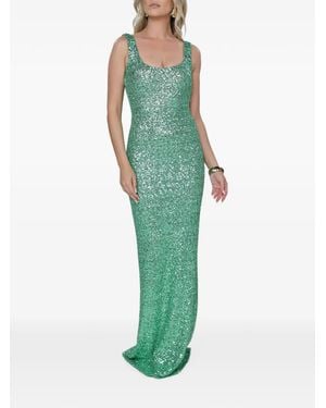 ROSERRY Sequin-Embellished Kendall Dress - Green