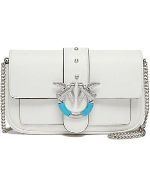 Pinko Umhängetasche Mit Nieten - Weiß