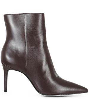 SCHUTZ SHOES Mikki Pointed-Toe Ankle Boots - Brown
