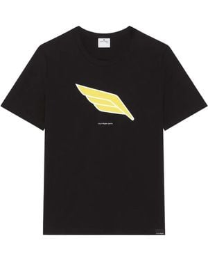 Courreges Wing-Print T-Shirt - Black