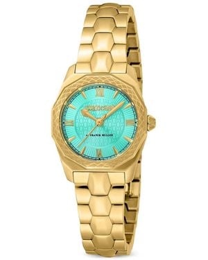 Roberto Cavalli X Franck Muller Geometric-Bezel 26Mm Watch - Metallic
