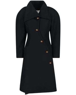 Vivienne Westwood Buttoned Coat - Black