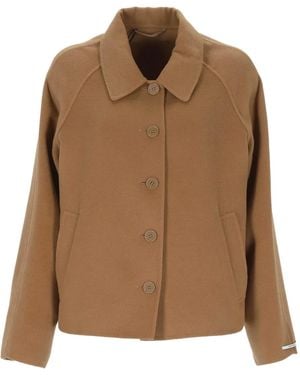 Marella Buttoned Jacket - Brown