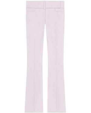 Courreges ベルテッド ブーツカットパンツ - ピンク