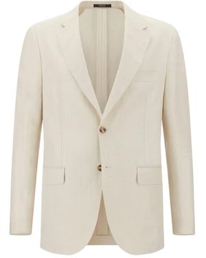 BOGGI Linen Blazer - Natural