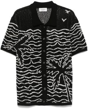 Laneus Knitted Shirt - Black