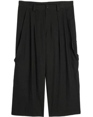 Y's Yohji Yamamoto O-Front Big-Pocket Pants - Black