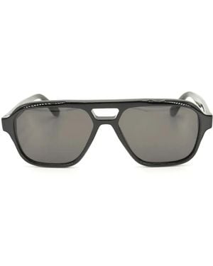 Retrosuperfuture Occhiali Da Sole Squadrati - Grigio