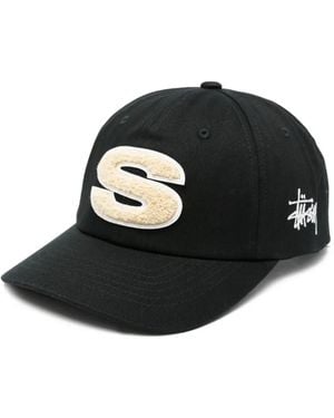 Stussy Pet Met Patch - Zwart