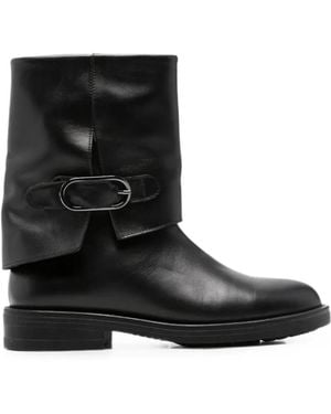 SERGIO MORETTI FIRENZE Bottines À Boucles - Black