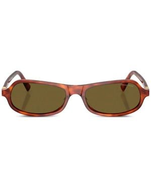 Miu Miu Geometric-Frame Sunglasses - Green