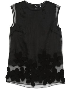 Liviana Conti Floral Top - Black