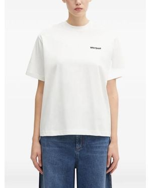 WRSTBHVR Logo T-Shirt - White