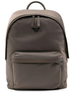 Emporio Armani Polyamide Backpack - Grey