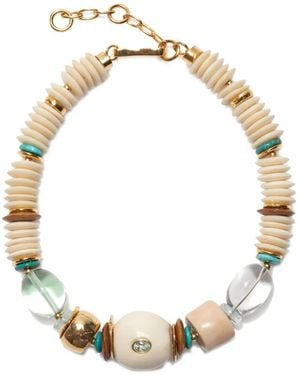 Lizzie Fortunato Coquina Beaded Necklace - Metallic