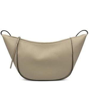 Wandler Maggie Leather Shoulder Bag - Grey