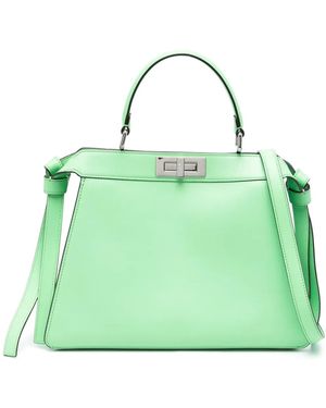 Fendi Peekaboo Iseeu バッグ M - グリーン