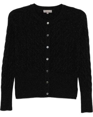 N.Peal Cashmere Myla Cardigan - Black