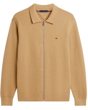 Tommy Hilfiger Full-Zip Jacket - Natural