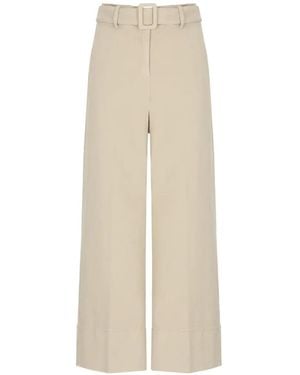 Marella Nicchia Cargohose Mit Gürtel - Weiß